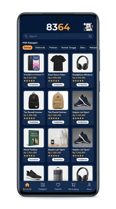 Tampilan katalog aplikasi 8364