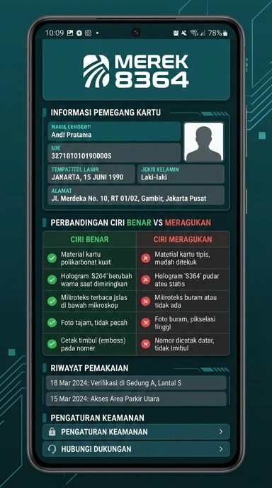 Tampilan kanal resmi 8364