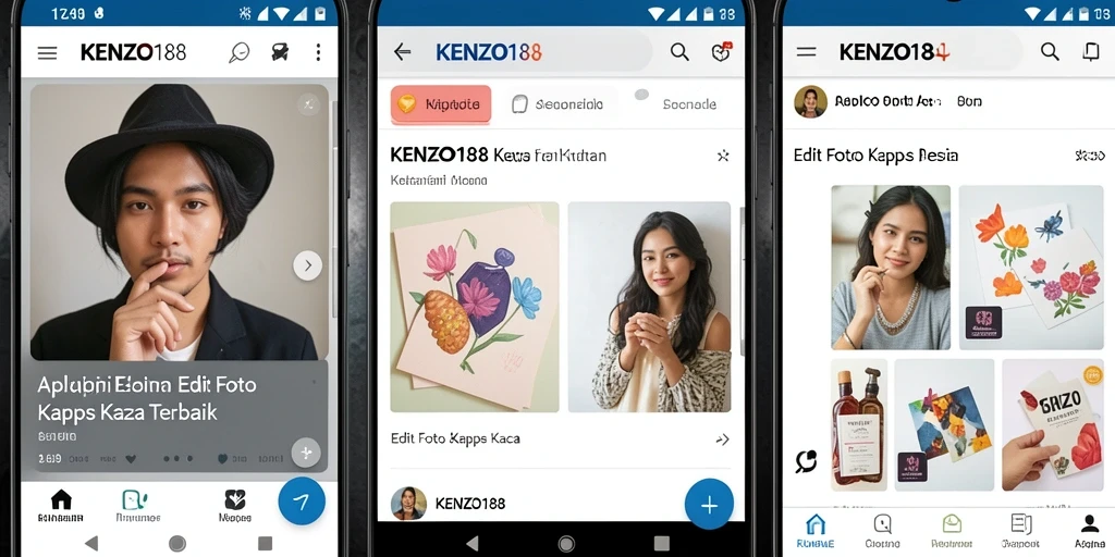 Tampilan antarmuka KENZO188 yang ramah dan fungsional.