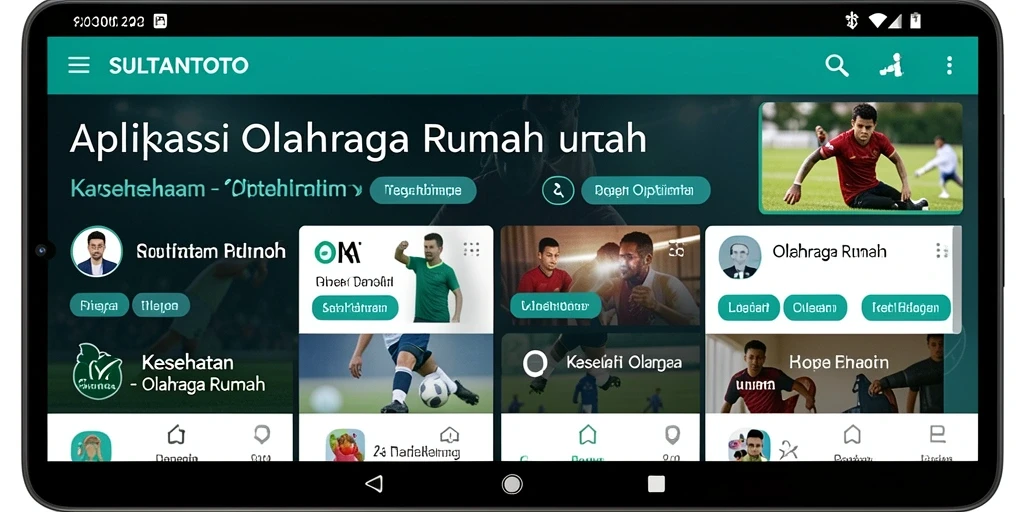 Antarmuka SULTANTOTO yang sederhana dan intuitif.